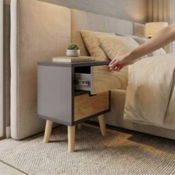 Garden Greatness Scandinavian Style Two Drawer Cabinet in Brown - Size: 1 Pack - thumbnail 2