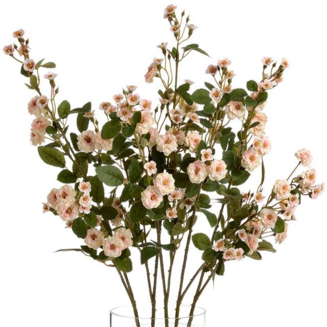 Hill Interiors Faux Wild Meadow Rose in Cream - image 1