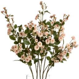 Hill Interiors Faux Wild Meadow Rose in Cream - thumbnail 1