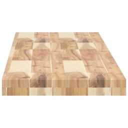 Berkfield Home Table Top 120x30x4 cm Rectangular Solid Wood Acacia in Brown - Size: 120 x 30 x 4 cm - thumbnail 6