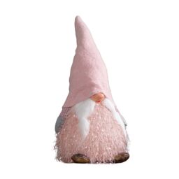 Samuel Alexander 30cm Christmas Female Gonk with LED Light - Pink Hat - thumbnail 9