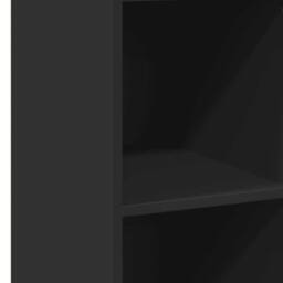Berkfield Home Highboard Black 40x41x124 cm Engineered Wood - Size: 40 x 41 x 124 cm - thumbnail 7