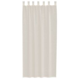 Berkfield Home Voile Curtains with Tab Top 2 pcs Cream - thumbnail 4