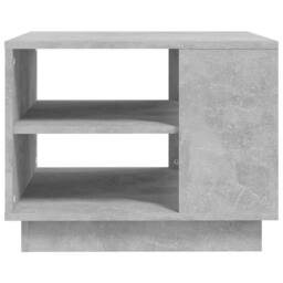 Berkfield Home Coffee Table Concrete Grey 55x55x43 cm Engineered Wood - Size: 55 x 55 x 43 cm - thumbnail 5