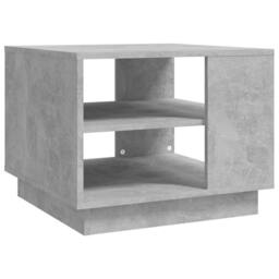 Berkfield Home Coffee Table Concrete Grey 55x55x43 cm Engineered Wood - Size: 55 x 55 x 43 cm