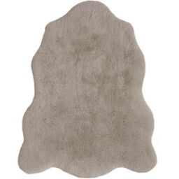 THE RUGS Luxury Soft Feel Faux Fur in Natural in Light Brown - Size: 70 cm x 90 cm - thumbnail 3