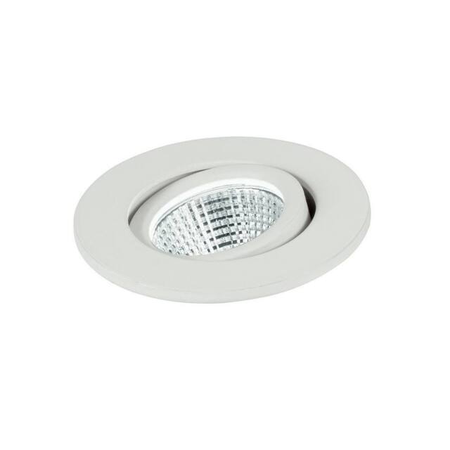 Netlighting POLARIS LED Recessed Adjustable Downlight White 240lm 4000K 6.6x5.7cm - Size: 6.6x5.7 cm