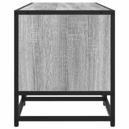 Berkfield Home TV Cabinet Grey Sonoma 160x35x41 cm Engineered Wood & Metal - Size: 160 x 35 x 41 cm - thumbnail 5