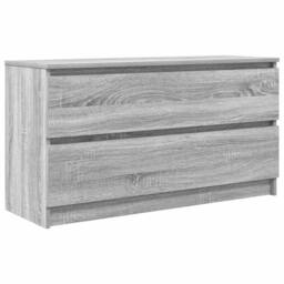 Berkfield Home TV Cabinet Grey Sonoma 100x35x54 cm Engineered Wood - Size: 100 x 35 x 54 cm - thumbnail 1