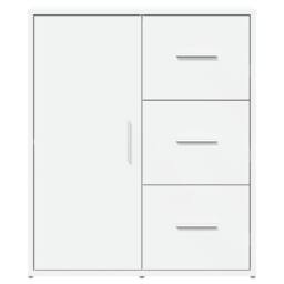 Berkfield Home Sideboard White 60x31x70 cm Engineered Wood - Size: 60 x 31 x 70 cm - thumbnail 5