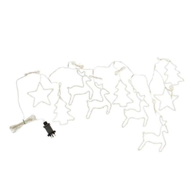 Samuel Alexander 1.2 x 1.1m Christmas Window Curtain Light with 327 Cool White LEDs - image 1