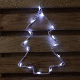 Samuel Alexander 1.2 x 1.1m Christmas Window Curtain Light with 327 Cool White LEDs - thumbnail 8