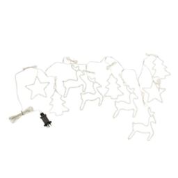 Samuel Alexander 1.2 x 1.1m Christmas Window Curtain Light with 327 Cool White LEDs - thumbnail 5