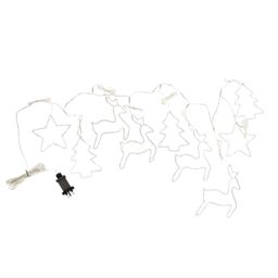 Samuel Alexander 1.2 x 1.1m Christmas Window Curtain Light with 327 Cool White LEDs - thumbnail 9