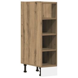 Berkfield Home Bottom Cabinet Artisan Oak 20x44, 5x81, 5 cm Engineered Wood in Brown - thumbnail 2