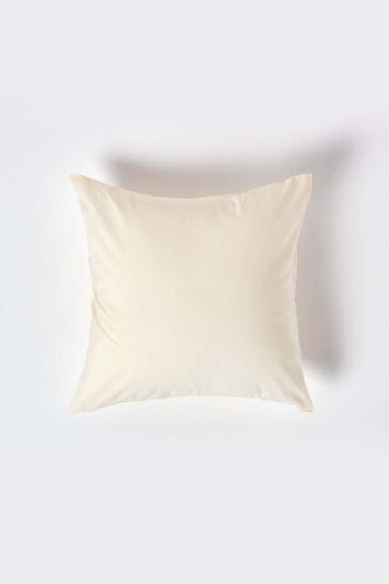 Homescapes Continental Egyptian Cotton Pillowcase 200 TC, 60 x 60 cm in Cream - image 1