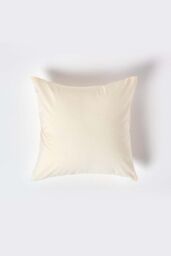 Homescapes Continental Egyptian Cotton Pillowcase 200 TC, 60 x 60 cm in Cream - thumbnail 1
