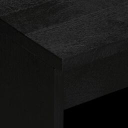 Berkfield Home Sideboard Black 60x33x75 cm Engineered Wood - Size: 60 x 33 x 75 cm - thumbnail 6
