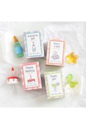 KDMD 24 Glass Celebration Charms Set for Party Favours Display - thumbnail 1