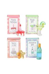 KDMD 24 Glass Celebration Charms Set for Party Favours Display - thumbnail 4