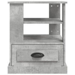 Berkfield Home Side Table Concrete Grey 50x50x60 cm Engineered Wood - Size: 50 x 50 x 60 cm - thumbnail 6