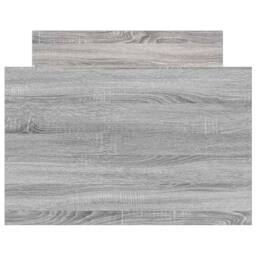 Berkfield Home Bed Frame with Headboard & Footboard Grey Sonoma 90x200 cm - thumbnail 6