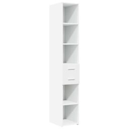Berkfield Home Slim Storage Cabinet White 30x42.5x225 cm Engineered Wood - thumbnail 6