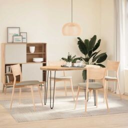 Berkfield Home Hairpin Table Legs 4 pcs Anthracite 72 cm Solid Steel in Black - thumbnail 3