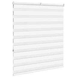 Berkfield Home Zebra Blind White 125x150 cm Fabric Width 120.9 cm Polyester - thumbnail 4
