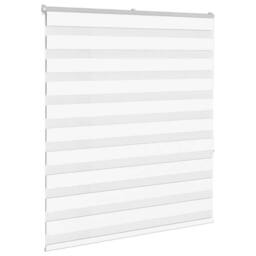 Berkfield Home Zebra Blind White 125x150 cm Fabric Width 120.9 cm Polyester - thumbnail 3