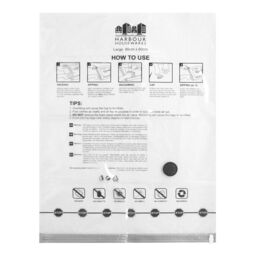 Harbour Housewares Vacuum Storage Bags - Large (60 x 80cm) - Grey - Pack of 10 - thumbnail 9