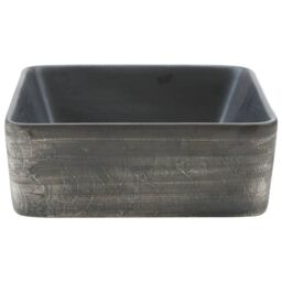 Berkfield Home Countertop Basin Black & Brown Rectangular 46x35.5x13 cm Ceramic - thumbnail 5