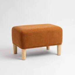 Scottish Everlastings Ltd Caramel Cord Foot Stool in Tan - thumbnail 3