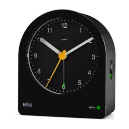 Braun Classic Analogue Alarm Clock in Black - thumbnail 3