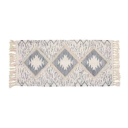 NESTLUNE 90cm Tufted Area Rug Tassel Washable Bedroom Living Room Floor Mat in Beige - Size: 100 cm x 1200 cm - thumbnail 3
