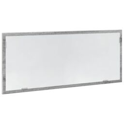 Berkfield Home LED Bathroom Mirror Grey Sonoma 100x8.5x37 cm Engineered Wood - thumbnail 5