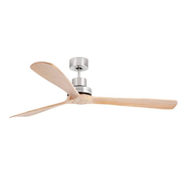 Netlighting Lantau 168cm Ceiling Fan Matt Nickel Pine Blades in Grey - image 1