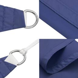 Berkfield Home Sunshade Sail Oxford Fabric Rectangular 3x6 m Blue - thumbnail 8