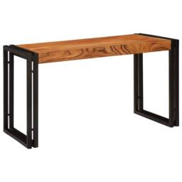 Berkfield Home End Tables 3 pcs Brown & Black Solid Acacia wood - thumbnail 4