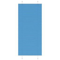Berkfield Home Pleated Blind Blue 90x200 cm Fabric Width 89.4 cm Polyester - thumbnail 1