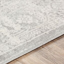 Livabliss Roma-Vintage Off-White Grey Charcoal Traditional Boho Living Dining Bedroom Rug - Size: 160 cm x 215 cm - thumbnail 3