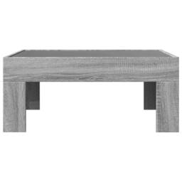 Berkfield Home Decorative Coffee Table with Infinity LED Grey Sonoma 70x50x30 cm - Size: 70 x 50 x 30 cm - thumbnail 6