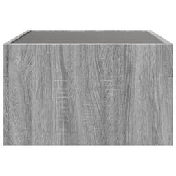 Berkfield Home Decorative Coffee Table with Infinity LED Grey Sonoma 70x50x30 cm - Size: 70 x 50 x 30 cm - thumbnail 7