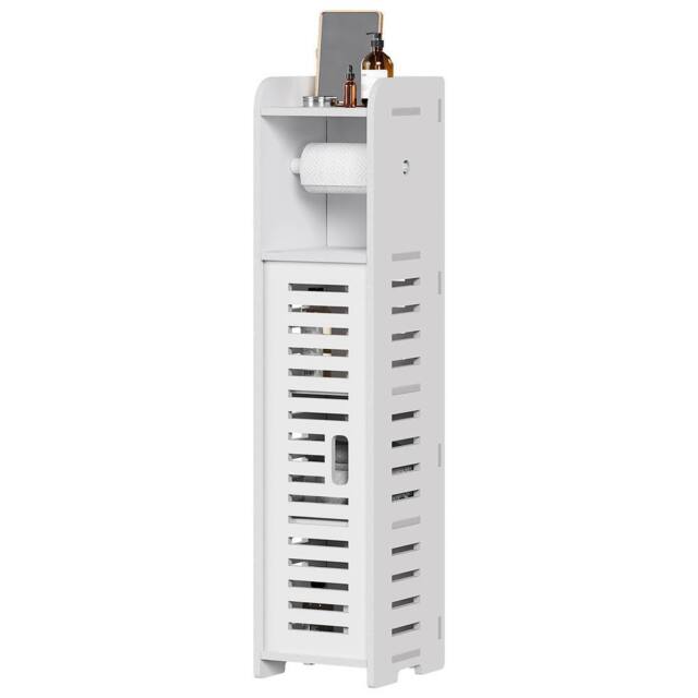 Dprodo Small Space Toilet Paper Holder Stand in White - image 1