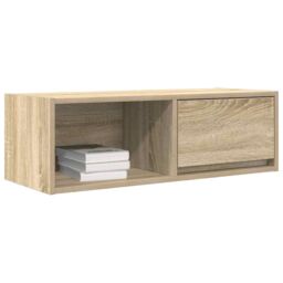 Berkfield Home TV Cabinets 2 pcs Sonoma Oak 80x31x25.5 cm Engineered Wood in Brown - thumbnail 4