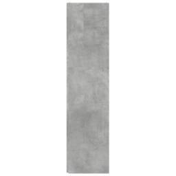 Berkfield Home Corner Cabinet Concrete Grey 33x33x132 cm Engineered Wood - Size: 33 x 33 x 132 cm - thumbnail 6