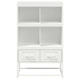Berkfield Home Highboard White 68.5x39x111.5 cm Steel - thumbnail 5