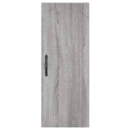 Berkfield Home Highboard Grey Sonoma 34.5x34x180 cm Engineered Wood - thumbnail 6