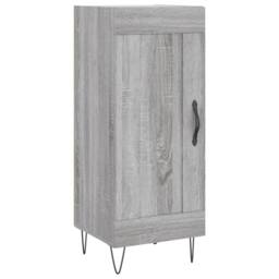 Berkfield Home Highboard Grey Sonoma 34.5x34x180 cm Engineered Wood - thumbnail 7