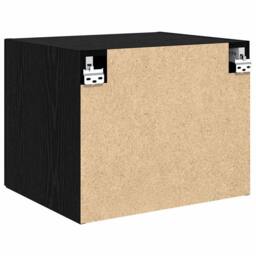 Berkfield Home Wall Cabinet Black oak 50 x 42.5 x 40 cm Engineered wood - thumbnail 7
